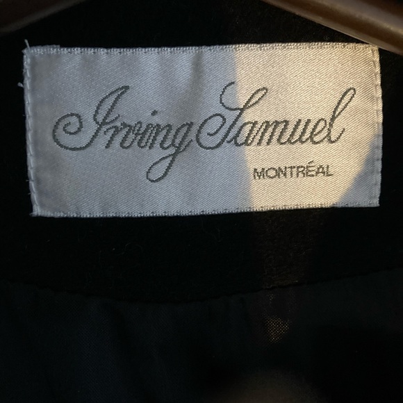 Full Length Vintage Wool Coat with Fur Collar - Picture 6 of 7